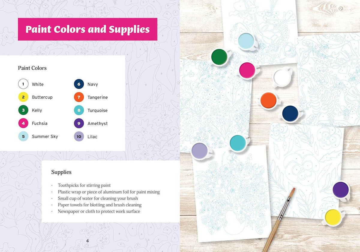 Botanicals Paint by Number Kit