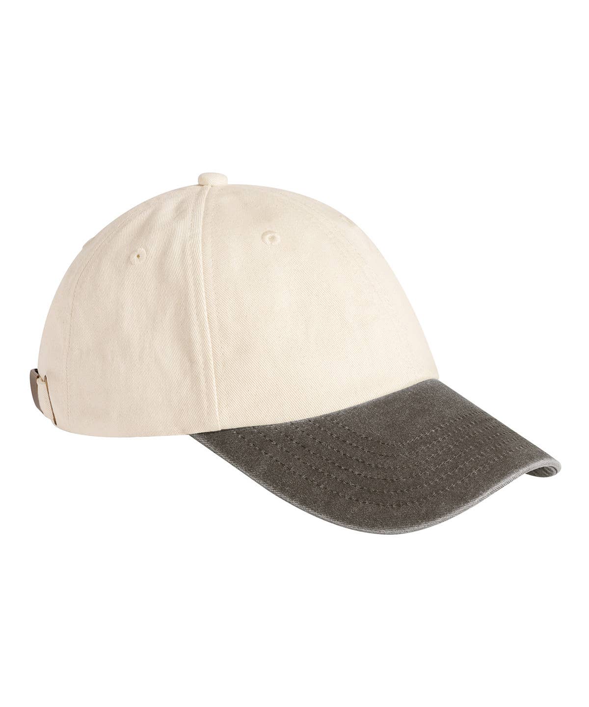 I could be meaner Embroidered Contrast Vintage Cap: Vintage brown