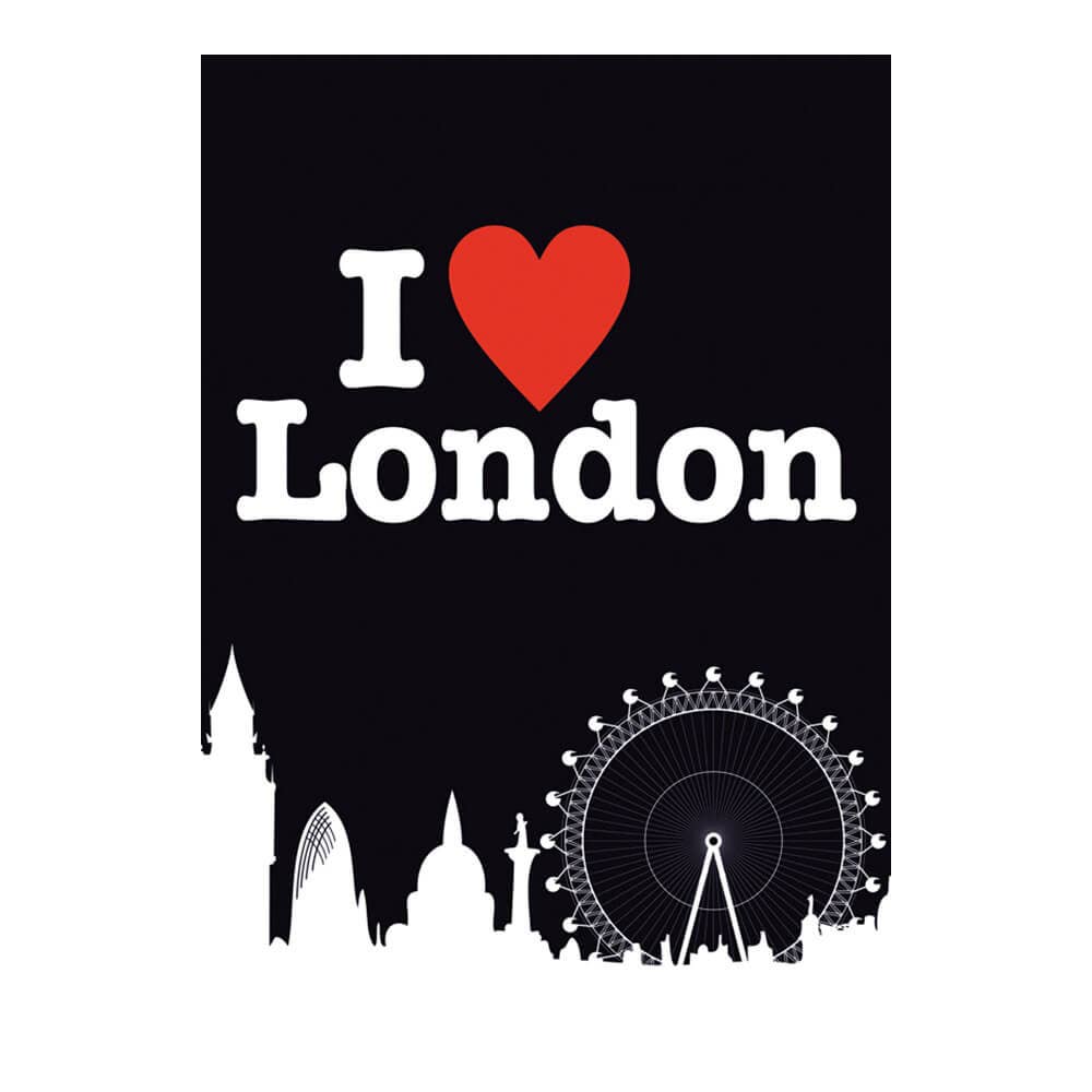 I Love London Postcard Funny