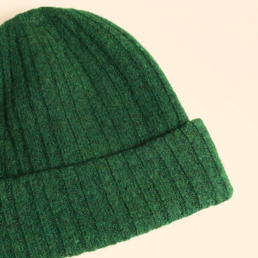Forest Green Beanie Hat