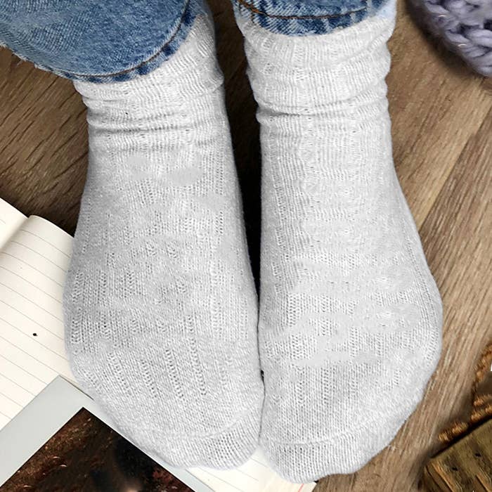 Super Soft Snug Socks: Men's Grey 7-11