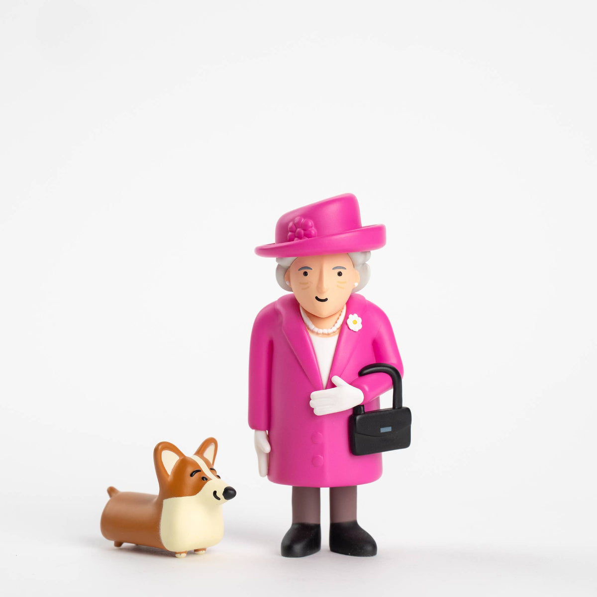 Queen Elizabeth & Royal Corgi – London Souvenir  Best Seller: Green