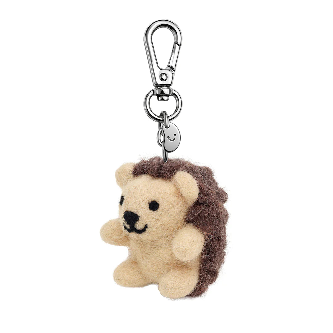 Hettie The Hedgehog Felt Keychain - Silly Beans
