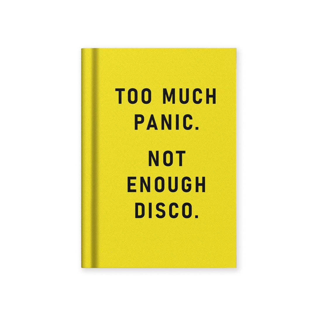 Too Much Panic A7 Fabric Hardback Notebook (13280)
