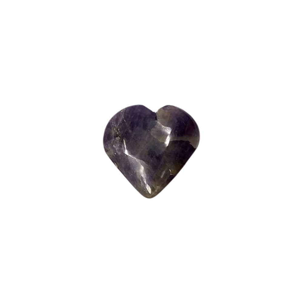 Small Crystal Heart, 3cm: Amethyst