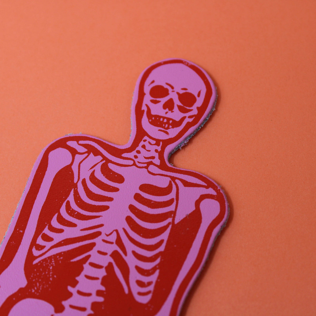 Skeleton Bookmark - You Read Right Through Me: Black