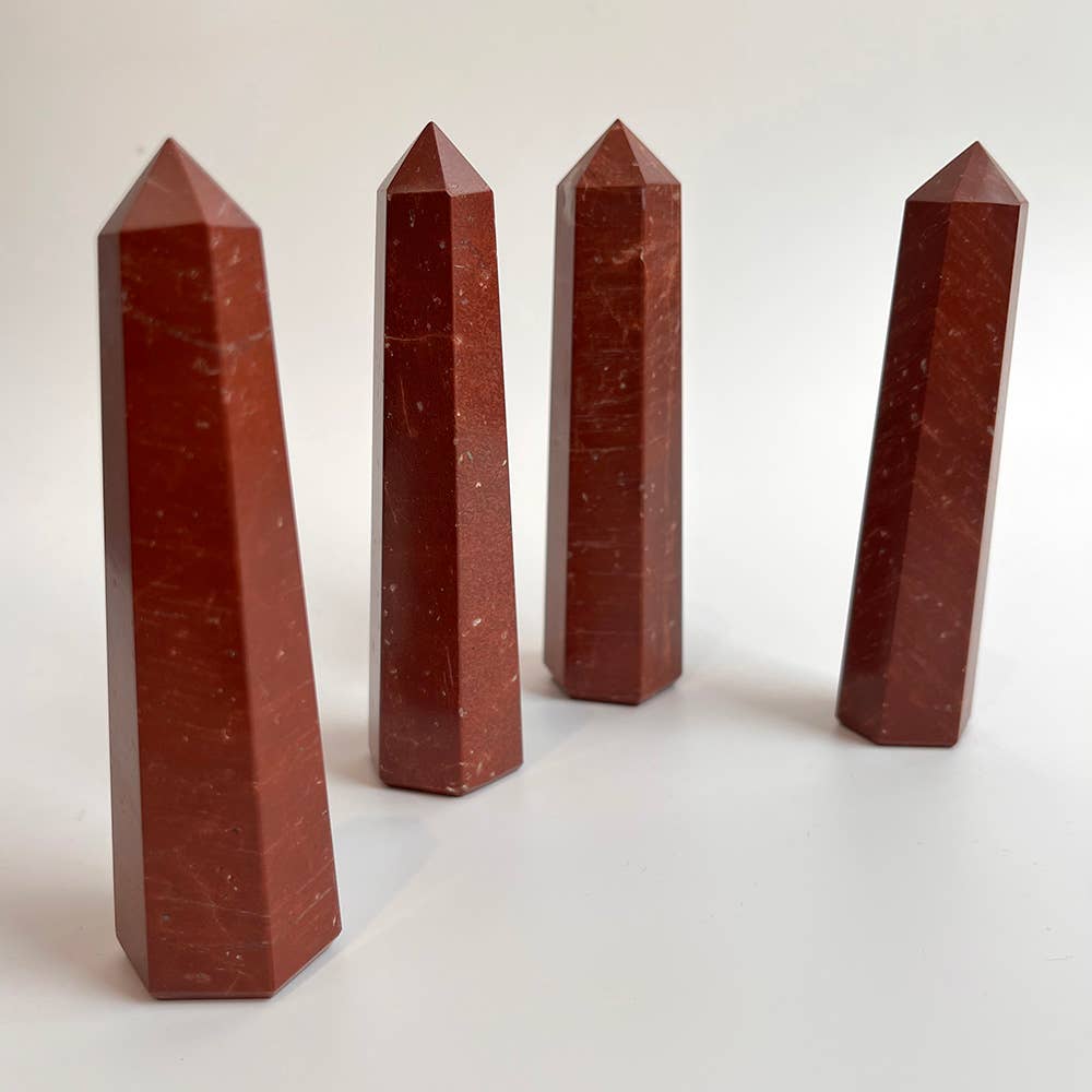 Obelisk Tower, 8-10cm: Rose Quartz
