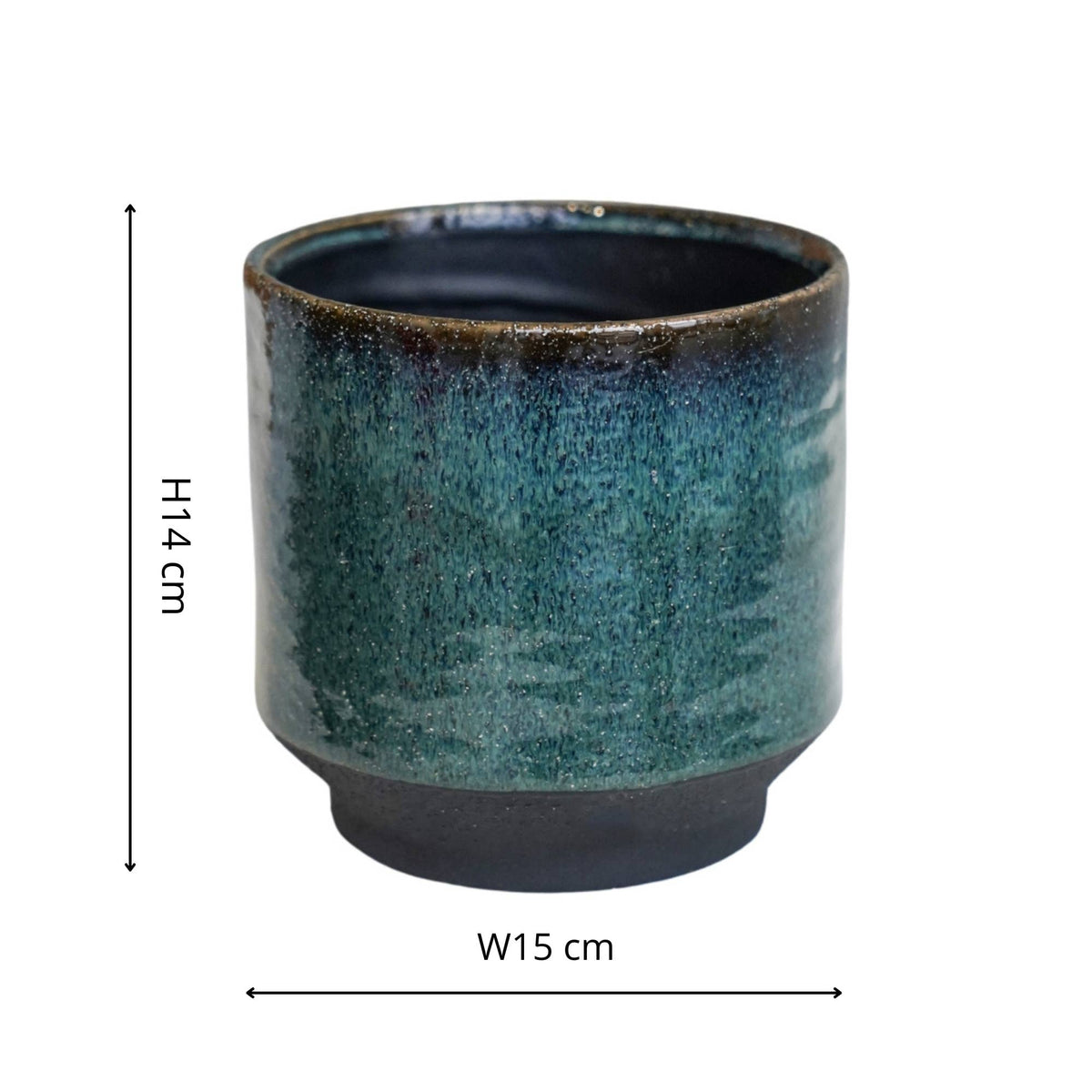 Clovelly Planter: Ivory/ Off-white / 10 cm