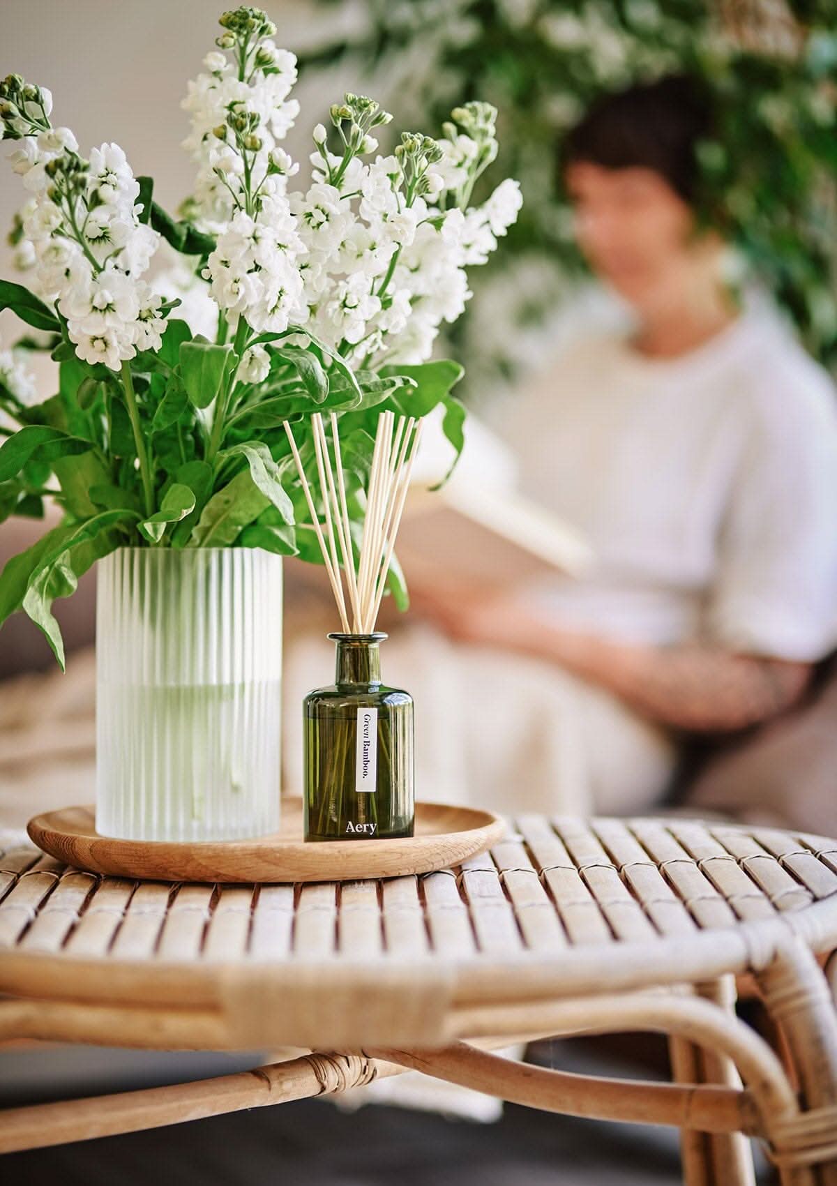 Botanical Green Bamboo Reed Diffuser