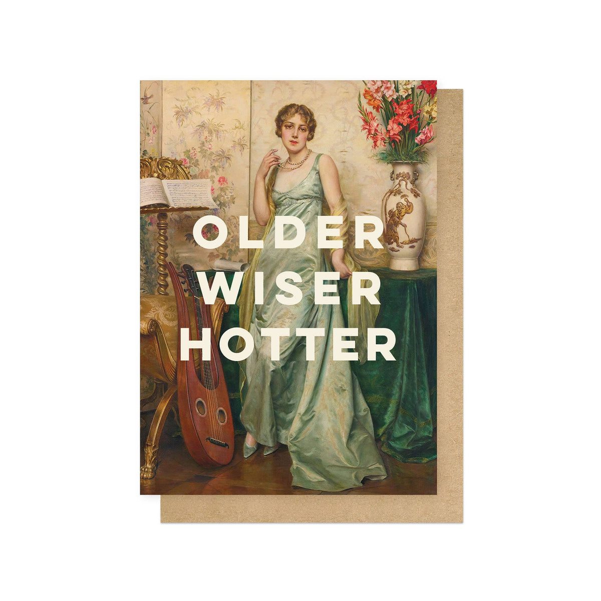 Older Wiser Hotter Greetings Card: Cello-Free