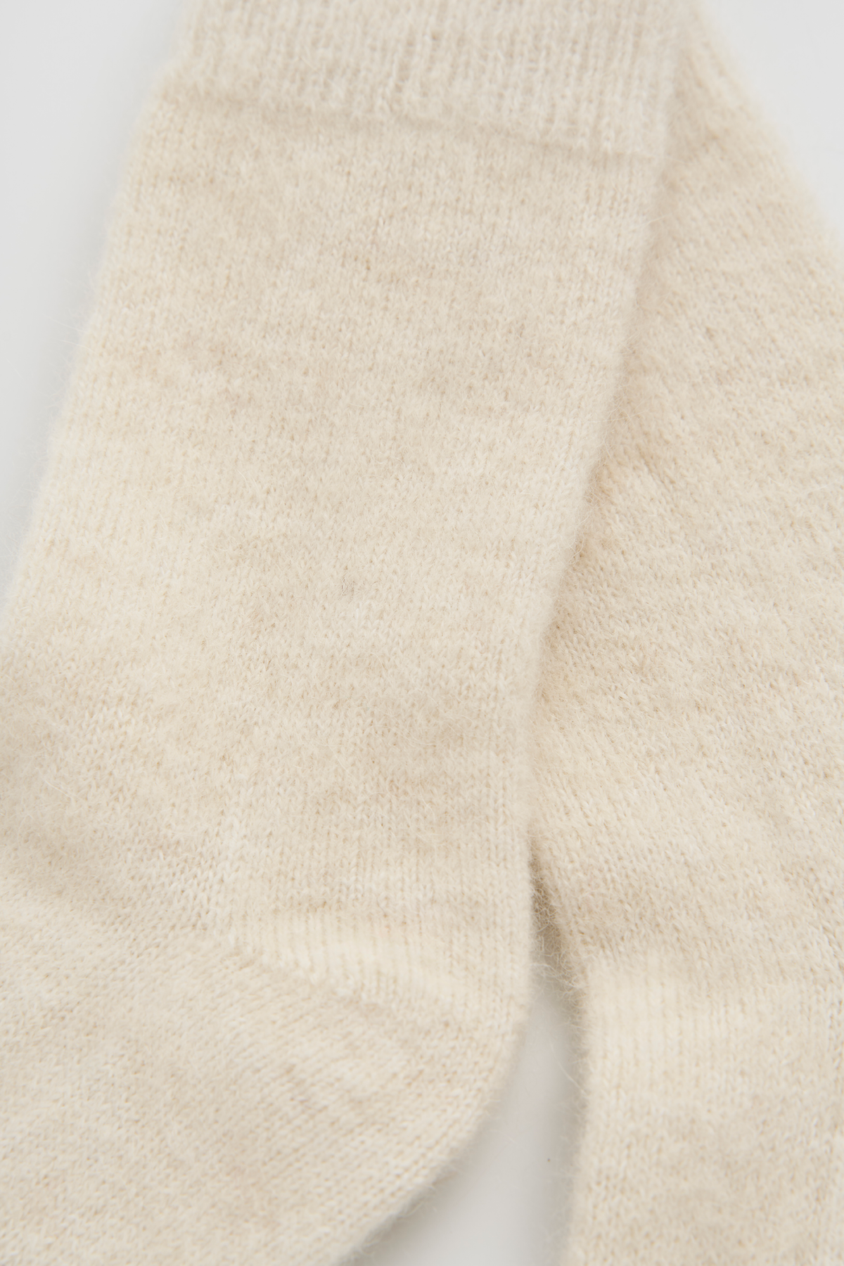 Clotted Cream Ultra Soft Alpaca Bed Socks: Large (UK 11-13)