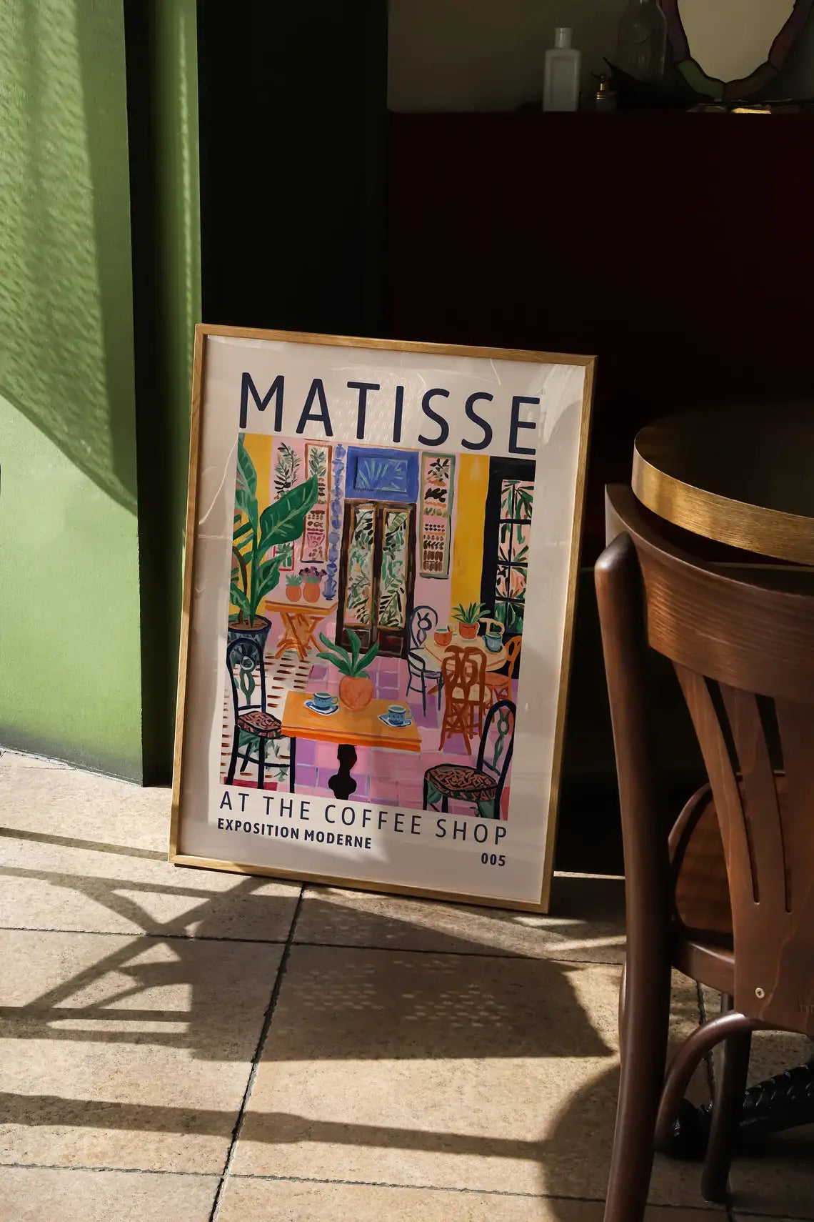 Matisse At The Coffee Shop Print Poster: A3