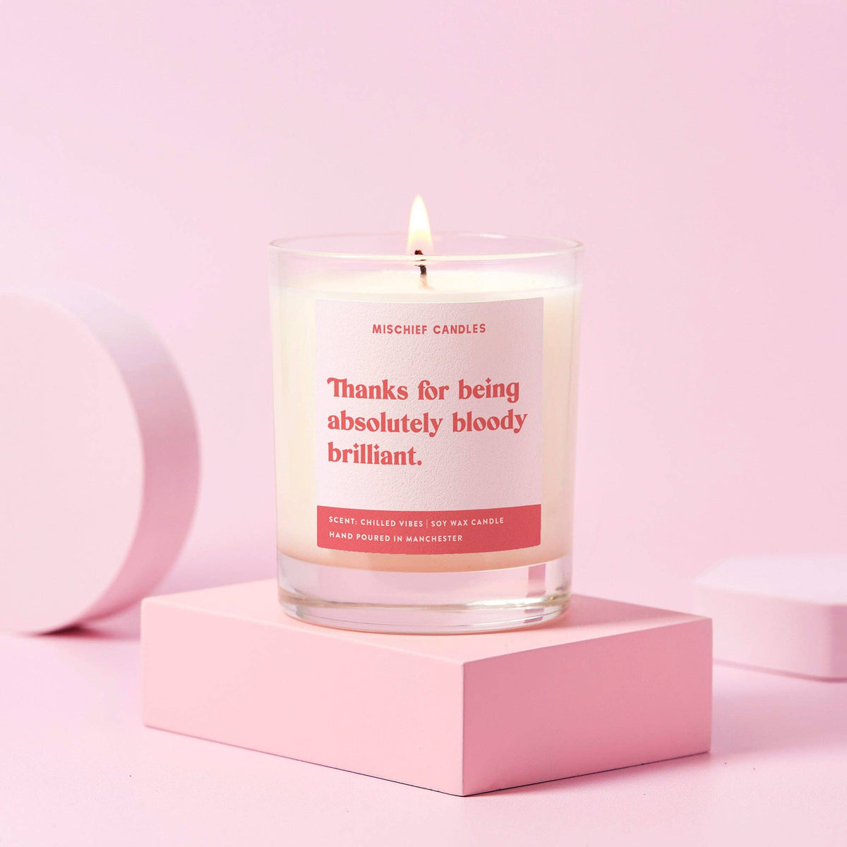 Thank You Gift Funny Candle Absolutely Bloody Brilliant