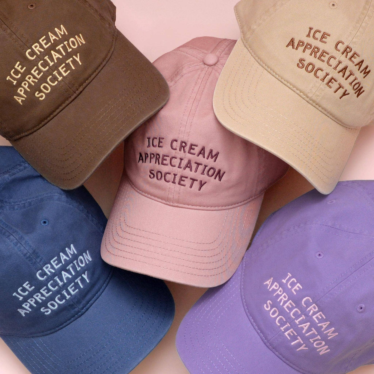 Ice Cream Appreciation Society - Cotton Baseball Cap - Butterscotch