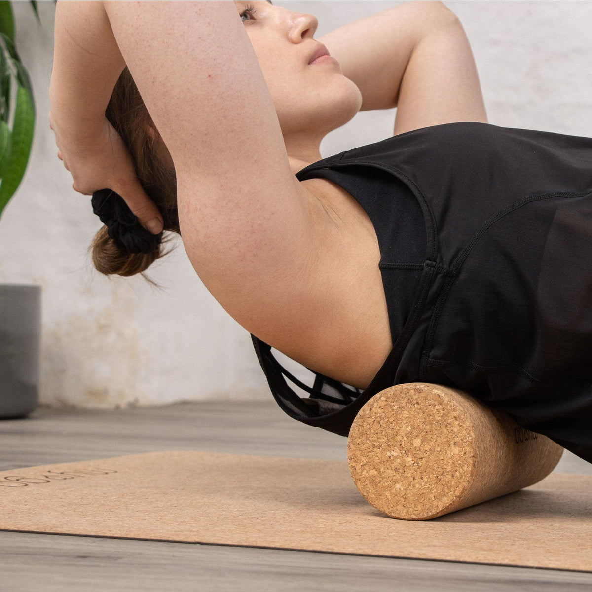 Natural Cork Fascia Massage Roller Available in 10 x 30cm and 15 x 45cm: 30cm