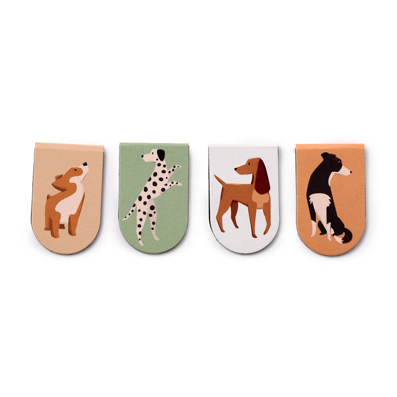 Barks Dog Magnetic Bookmark Set