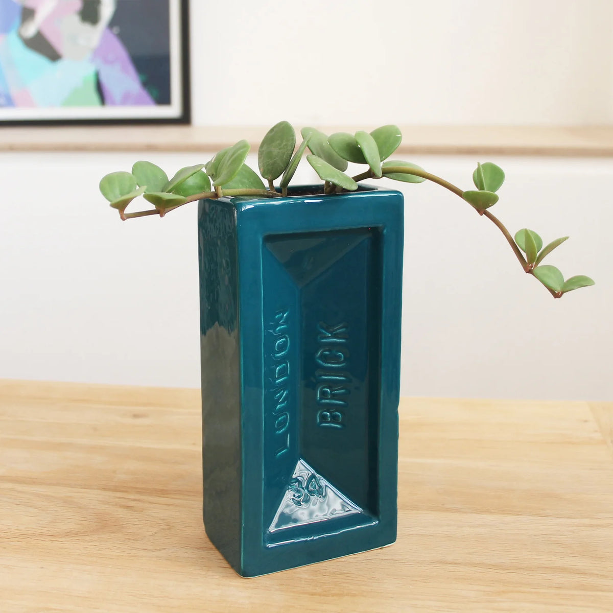 London Brick Vase (Teal)