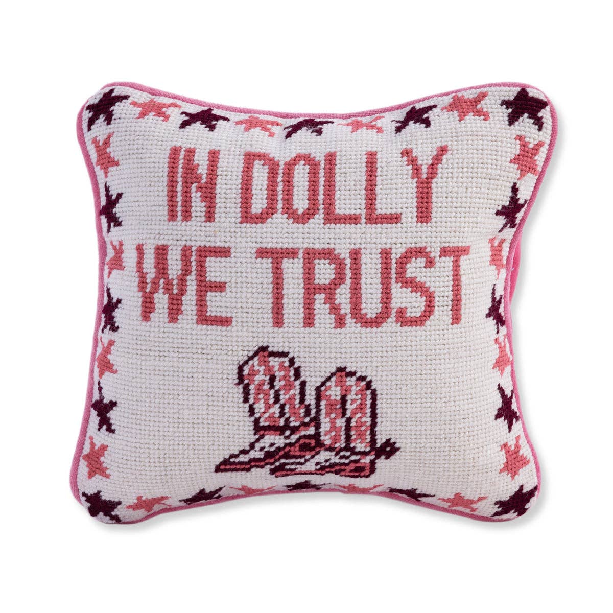 Trust Dolly Needlepoint Throw Cushion
