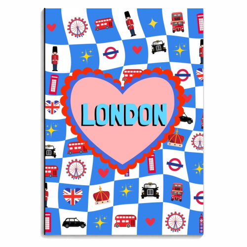 Notebooks 'London Check' by Lilly Rose