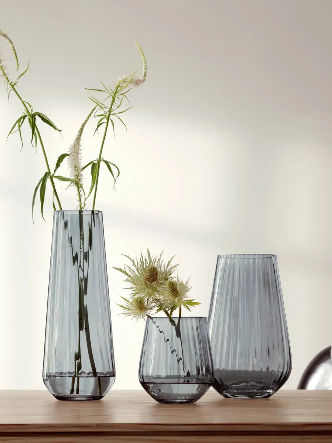 Zinc Vase H28cm Sheer Zinc