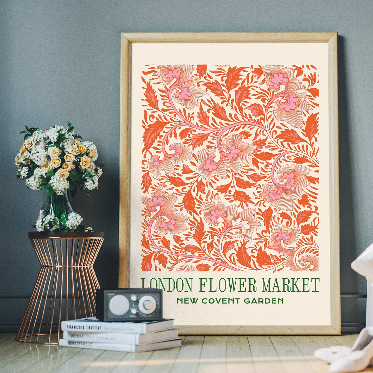 London Flower Market Covent Garden Print