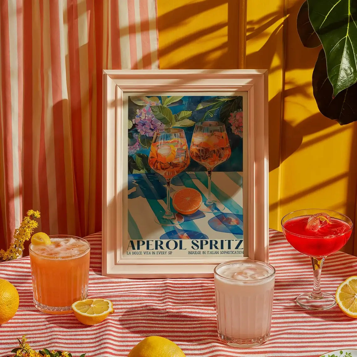 Aperol Spritz Print Poster: A3