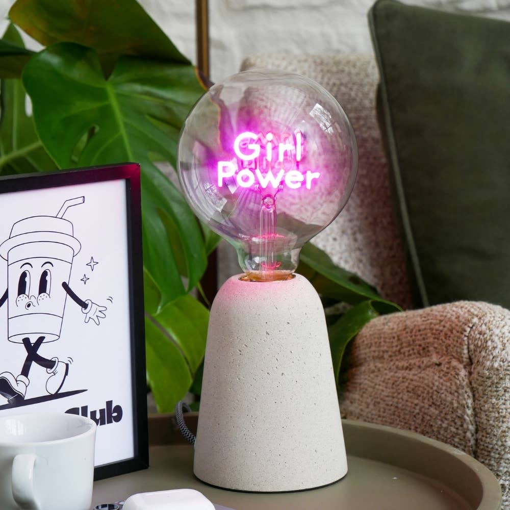 LED Text Light Bulbs- Screw Down