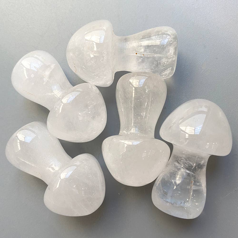 Crystal Mushroom, 3.5cm: Rose Quartz