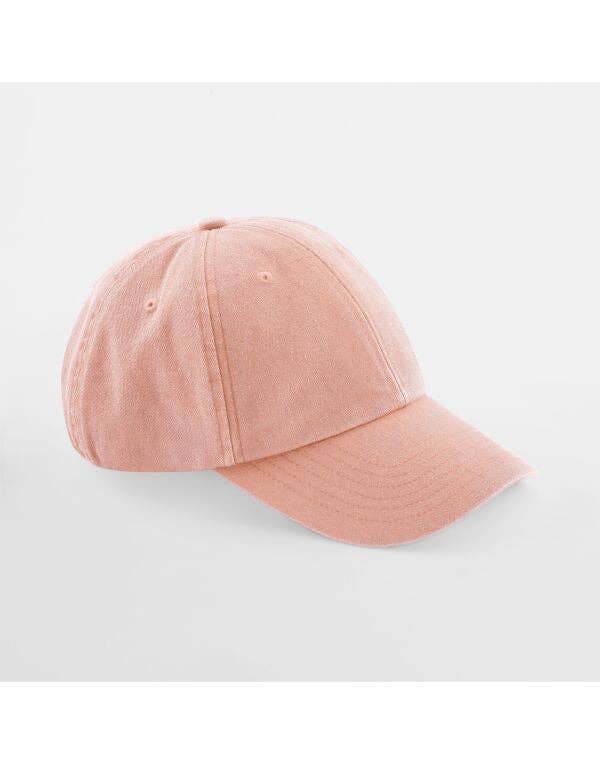 Beechfield Low Profile Vintage Cap | Unisex | Heavy Washed Cotton | 19 Colours | One Size: Vintage Black / One Size