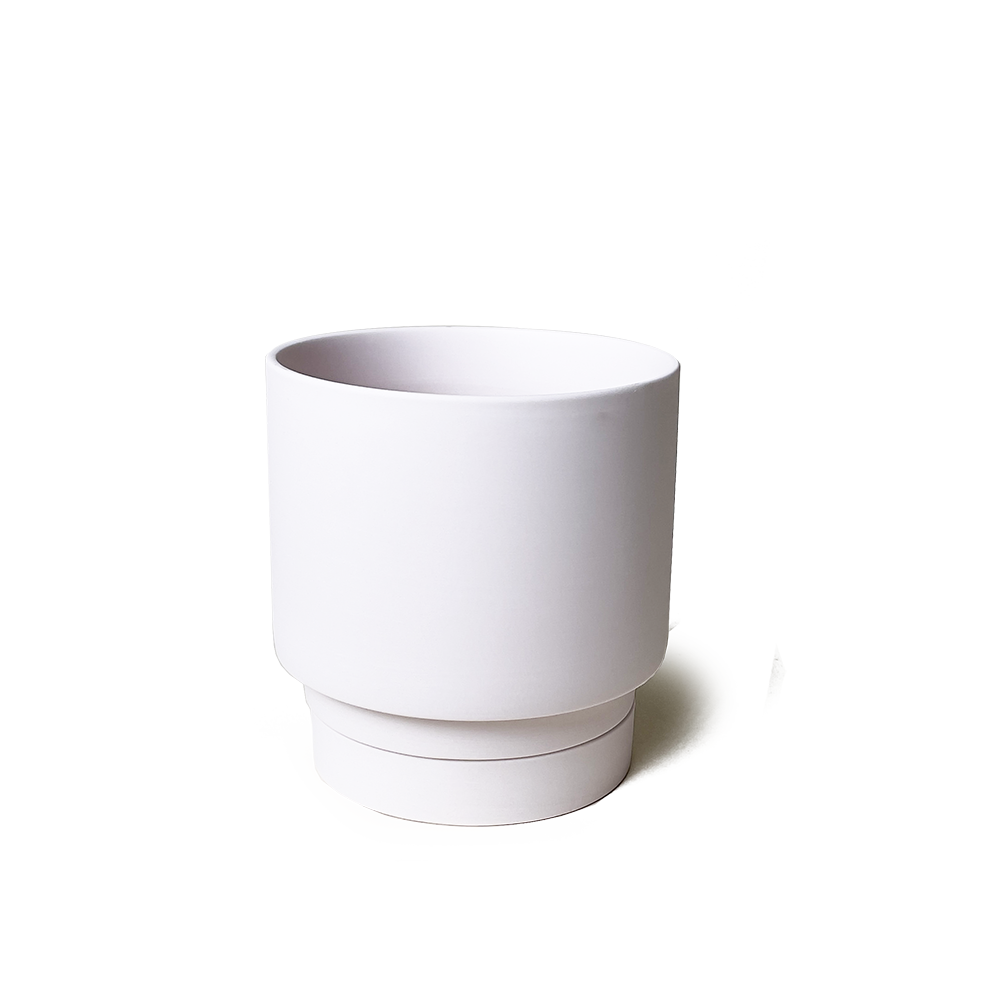 Casey Indoor Ceramic Planter Self Watering Pot: Olive