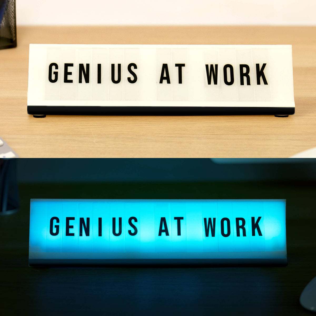 LIGHT UP DESK PLAQUE