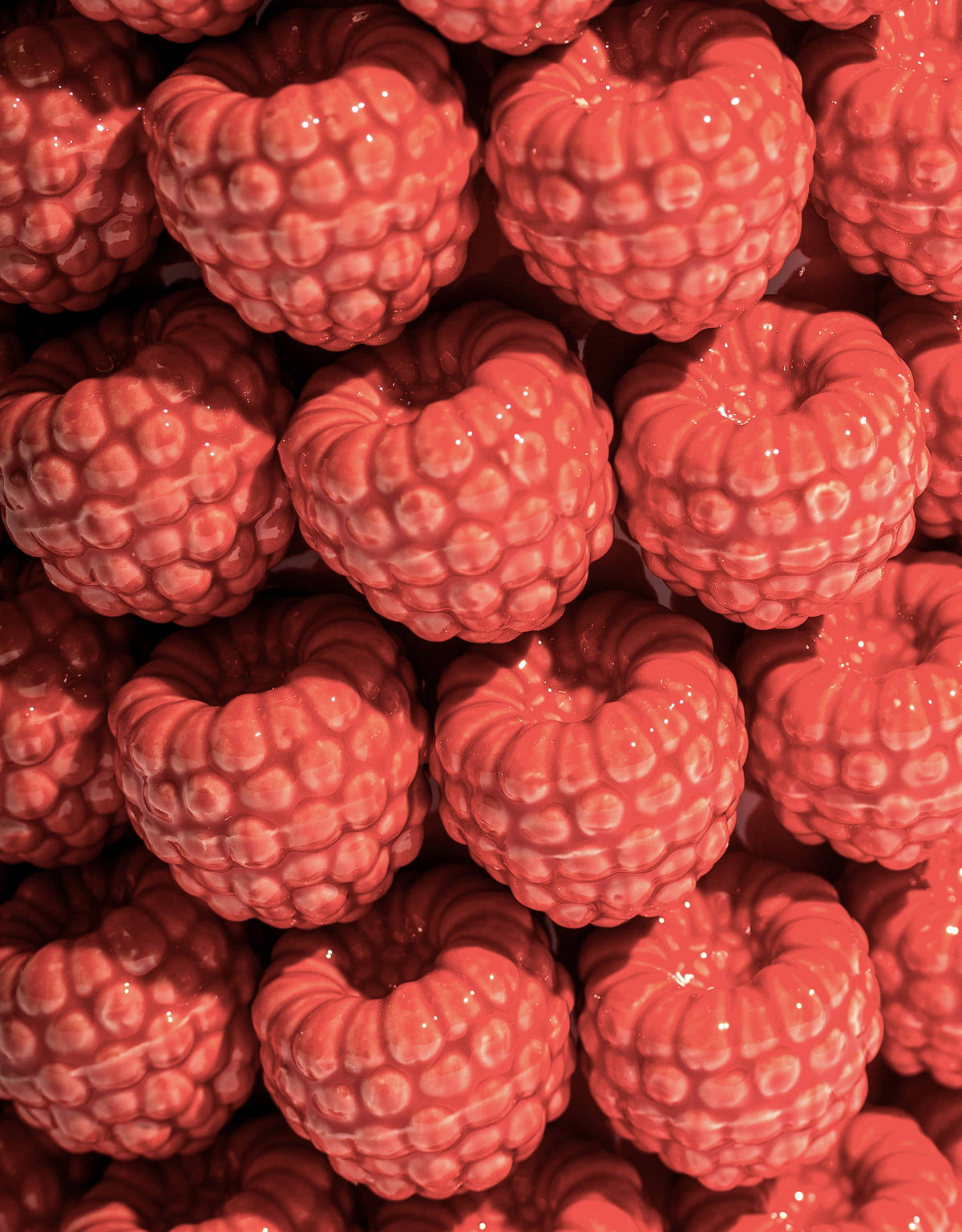 Ceramic Large Multi Raspberry Vase