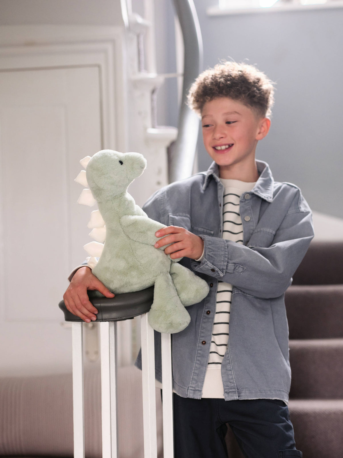Stevie Stegosaurus Green Soft Plush Toy Teddy Bear