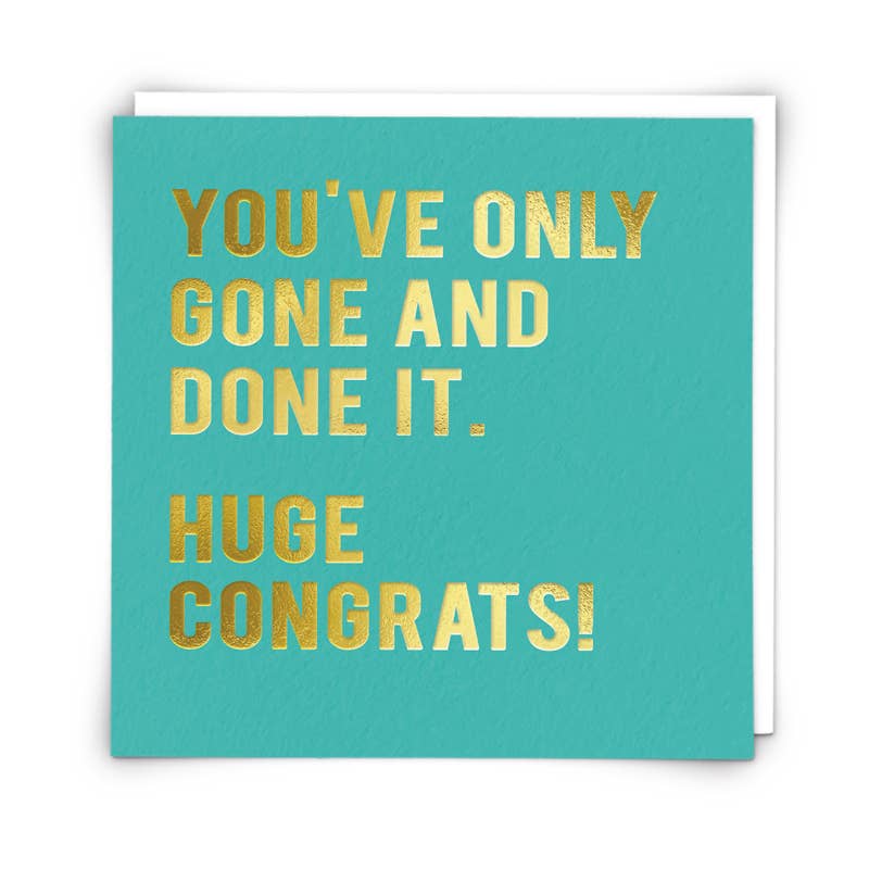 Done It Greetings Card