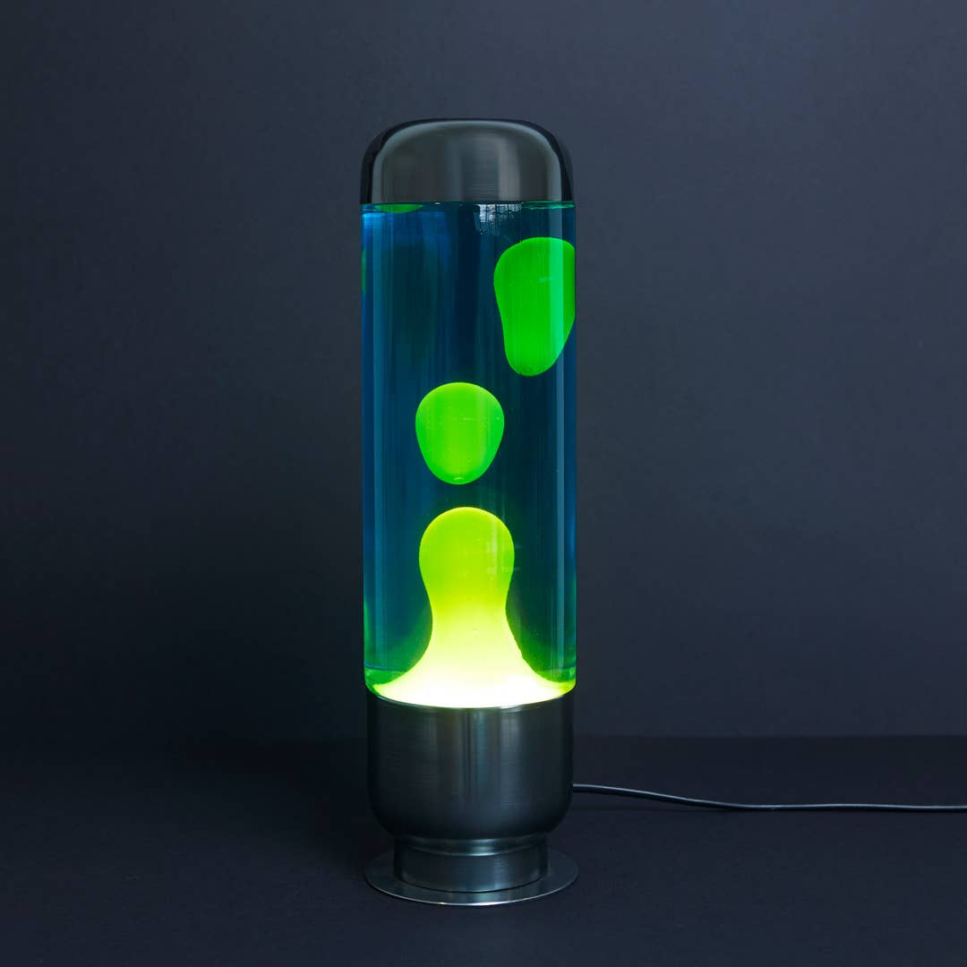 Balvi x Lúcid Lava Lamp | Capsule Blue & Lime Lava Lamp
