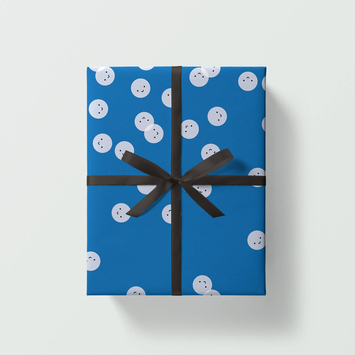 Smiles Gift Wrap Sheet | Wrapping Paper | Craft Paper | Blue