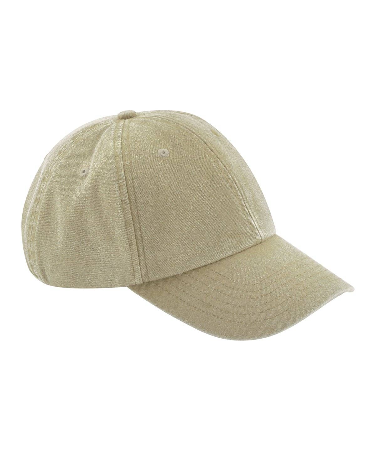 Fancy a pint? Embroidered Vintage Cap: Vintage Black