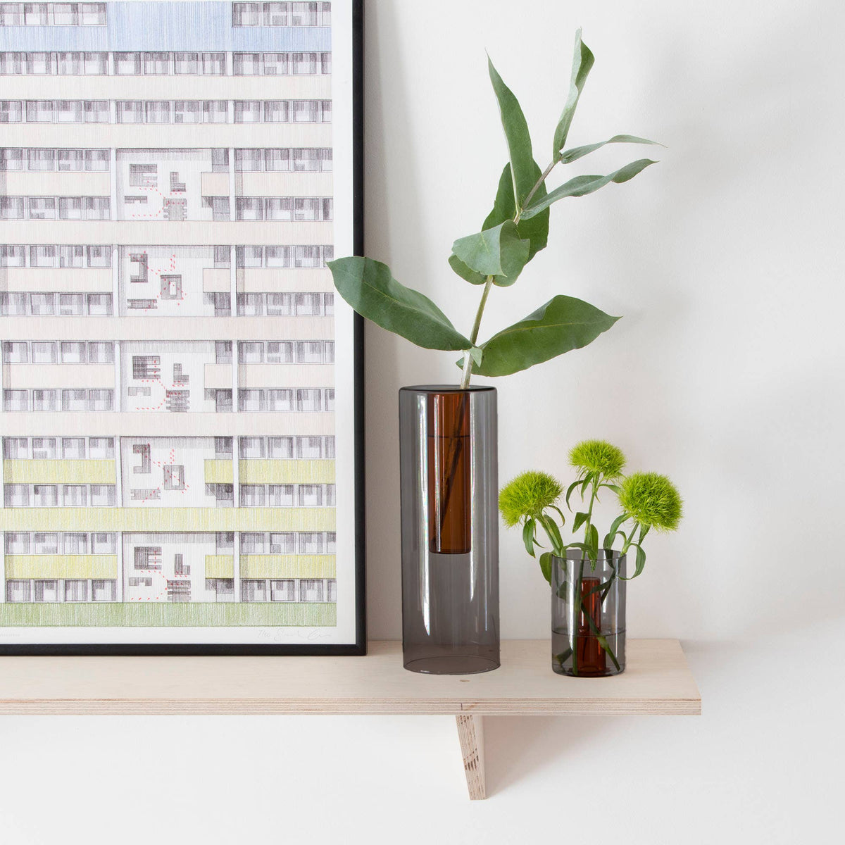 Reversible Glass Vase - Small