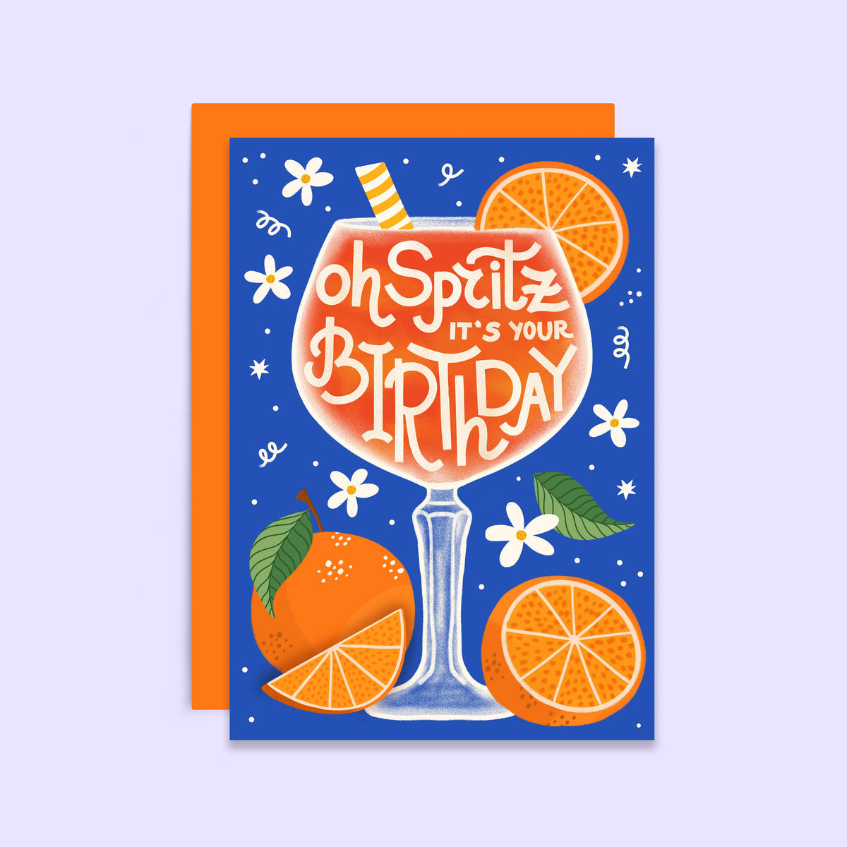 Oh Spritz It&#39;s Your Birthday | Aperol Cocktail Birthday Card
