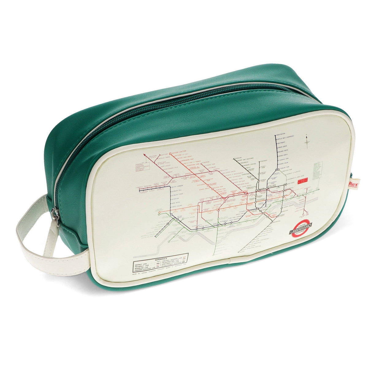 Wash Bag - TFL Heritage Tube Map
