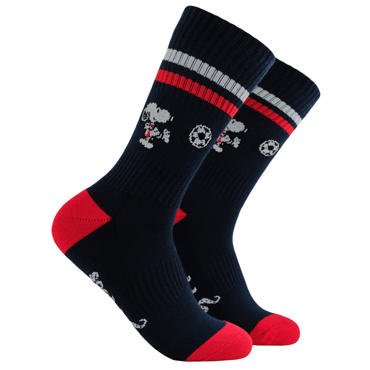 Football Athletic Socks - Peanuts: NAVY / ONE SIZE (UK 5-11 / EU 38-45 / US 7-12)