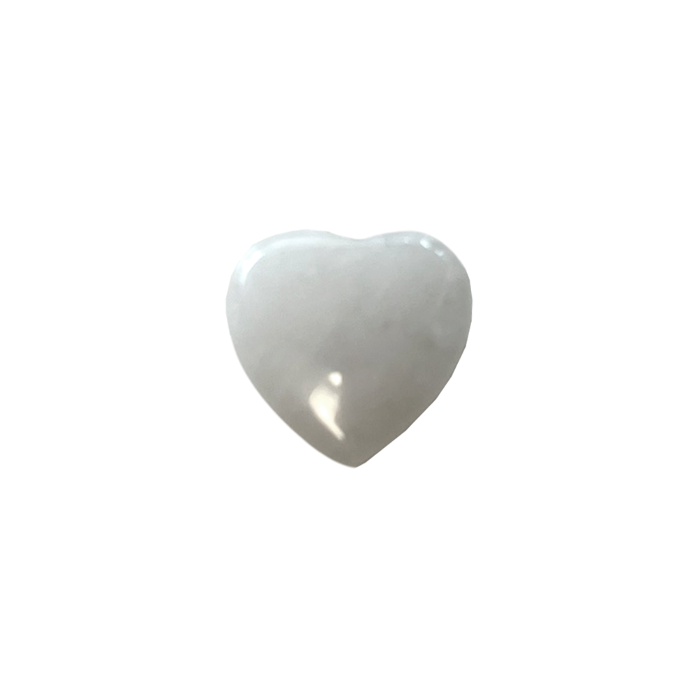 Mini Crystal Heart, 2cm: Clear Quartz