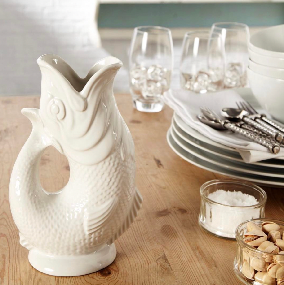 White Gluggle Jug | Gluggle Jug