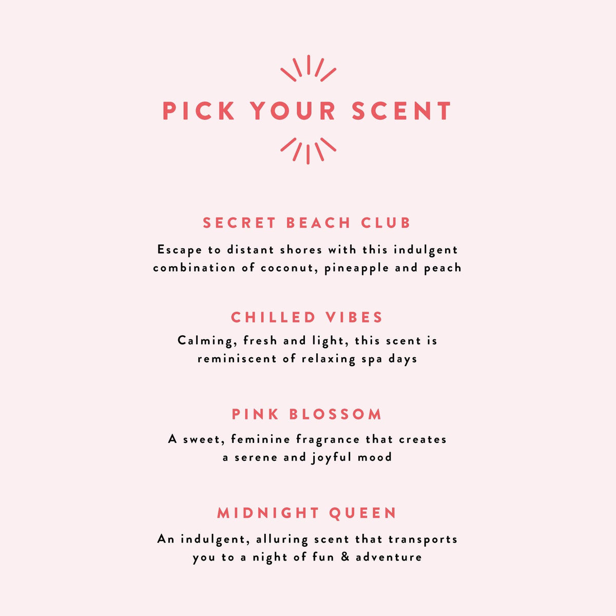 Good Luck Gift Funny Candle You&#39;ve Got This: Secret Beach Club / 20cl Pink