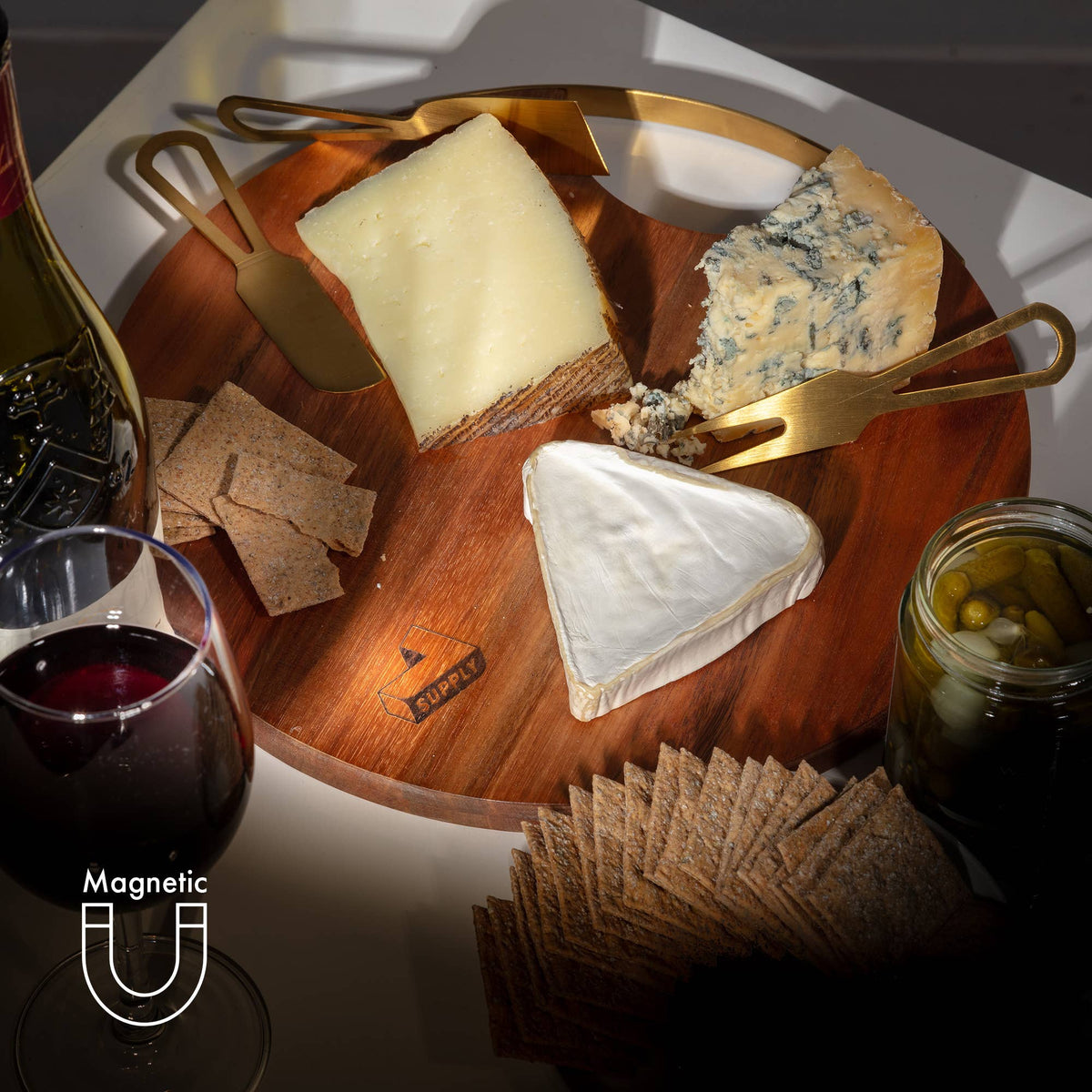 Magnetic Cheese &amp; Charcuterie Board
