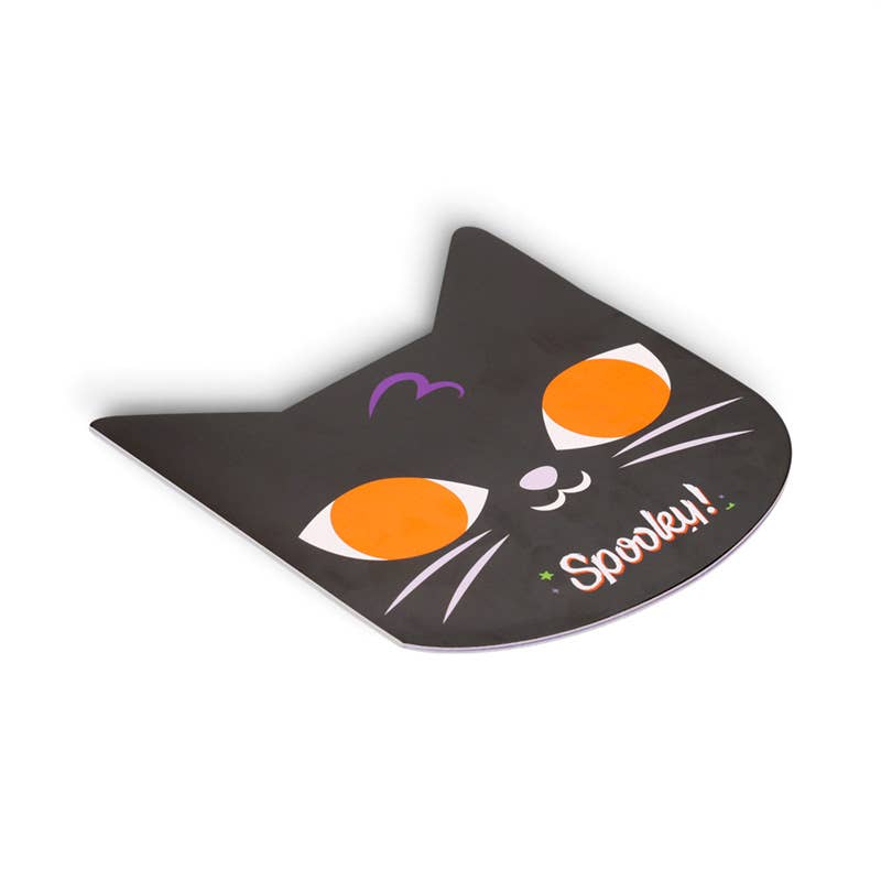 Spooky Stickers in Cat Shaped Sticker Book