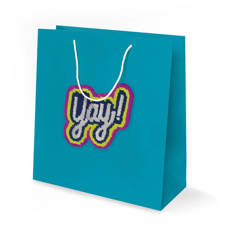 Yay Gift Bag with Sequin Patch