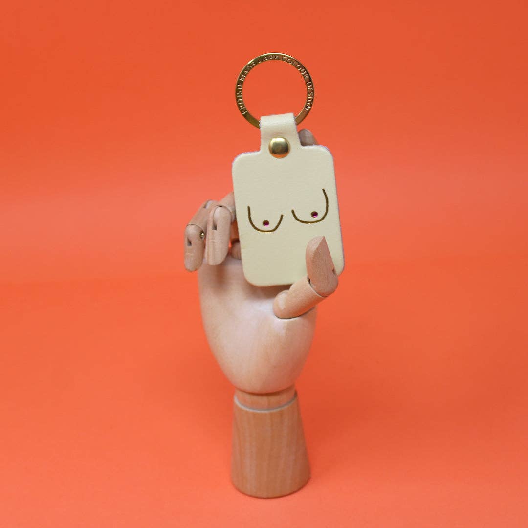Boobs Key Fob: Black