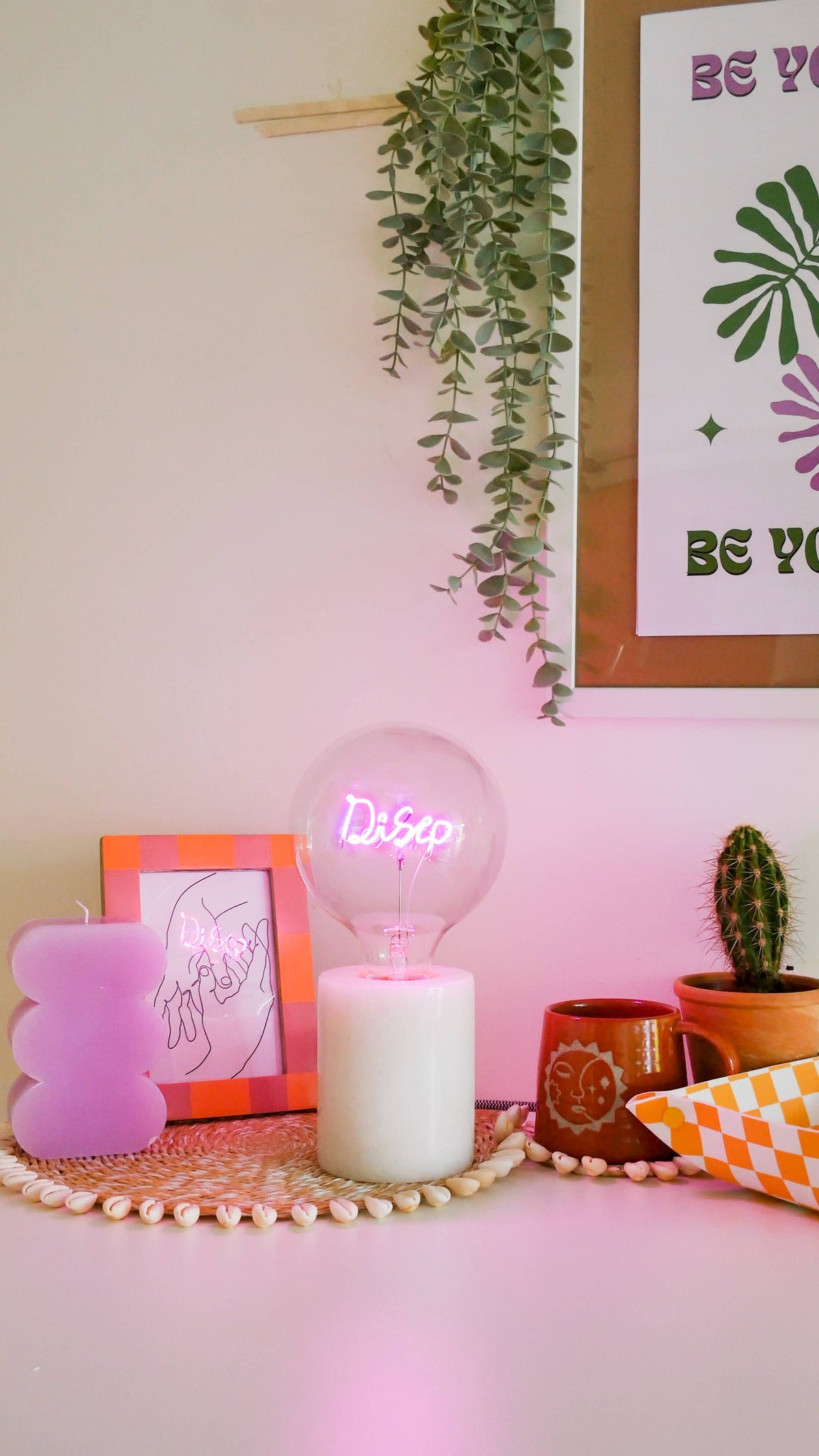 LED Text Light Bulbs- Screw Down