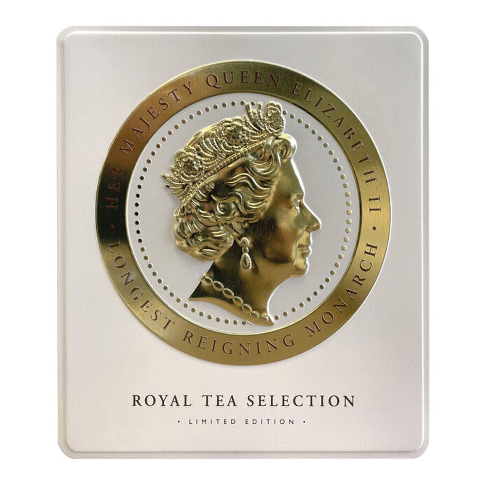 Queen Cameo Ivory Tea Gift Caddy | 32 Teabags